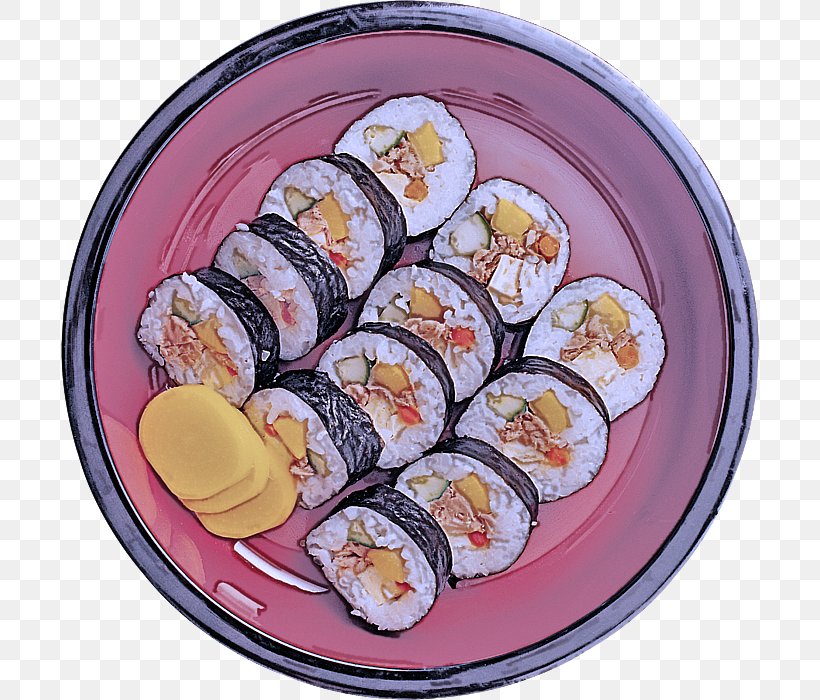 Sushi, PNG, 698x700px, Dish, California Roll, Comfort Food, Cuisine, Dishware Download Free