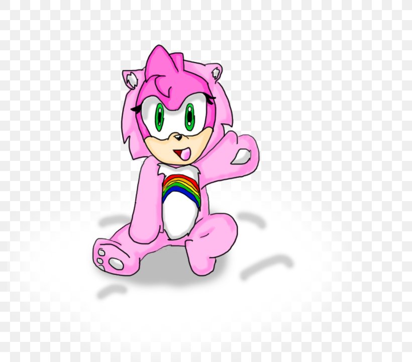 Amy Rose Cheer Bear Shadow The Hedgehog Care Bears, PNG, 792x720px, Watercolor, Cartoon, Flower, Frame, Heart Download Free