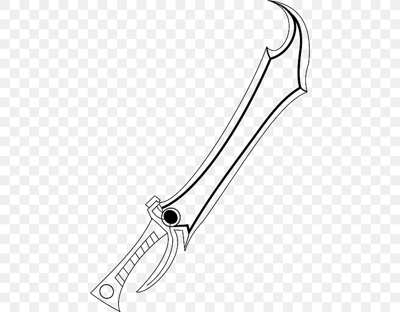 Classification Of Swords Weapon Clip Art, PNG, 450x640px, Classification Of Swords, Artwork, Black And White, Cold Weapon, Dagger Download Free