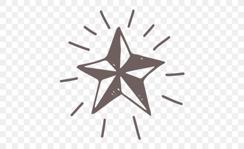 Nautical Star Tattoo T-shirt Decal Color, PNG, 500x500px, Nautical Star, Body Art, Button, Color, Decal Download Free