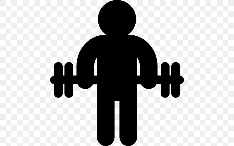 Physical Fitness Exercise Weight Training Fitness Centre Personal Trainer, PNG, 512x512px, Physical Fitness, Aerobic Exercise, Bench Press, Black And White, Bodybuilding Download Free