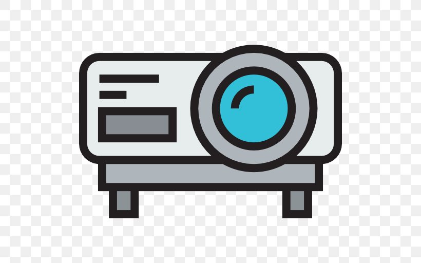 Video Projector Icon, PNG, 512x512px, Scalable Vector Graphics, Animation, Brand, Cartoon, Convention Download Free