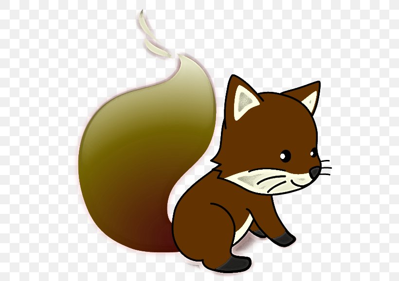 Cartoon Cat Red Fox Clip Art Tail, PNG, 547x578px, Cartoon, Animation, Cat, Red Fox, Squirrel Download Free