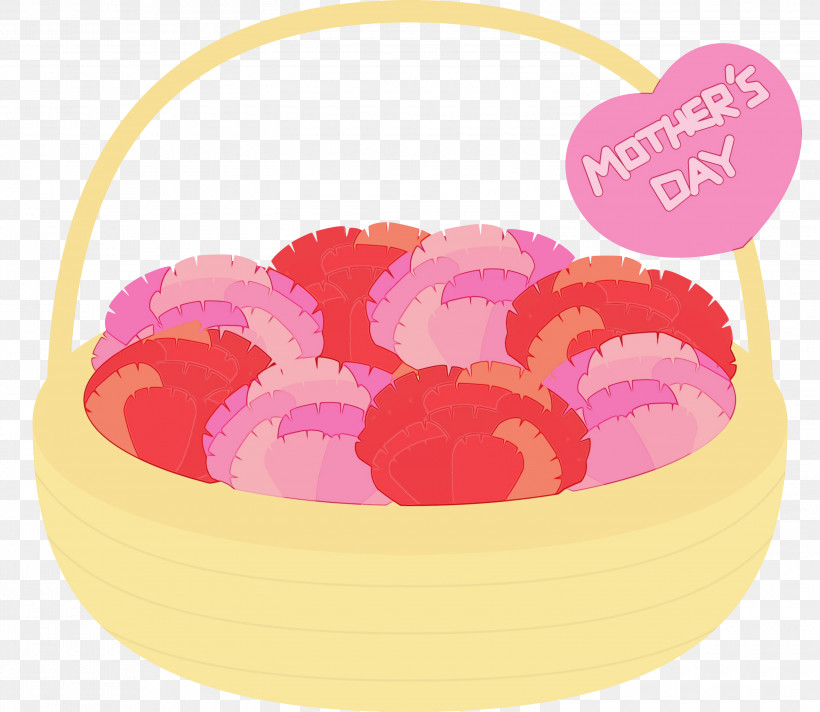Pink Yellow Heart Magenta Food, PNG, 3000x2607px, Mothers Day Carnation, Food, Heart, Magenta, Mothers Day Flower Download Free