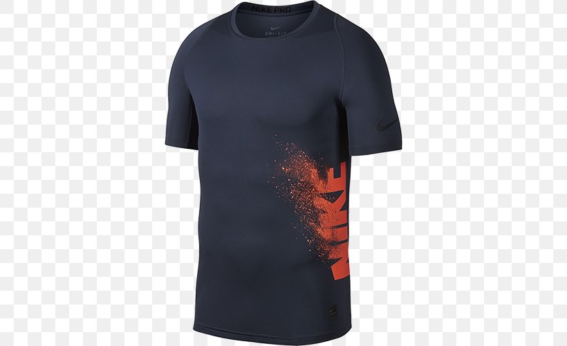 T-shirt Nike Clothing Man, PNG, 500x500px, Tshirt, Active Shirt, Black, Black M, Clothing Download Free