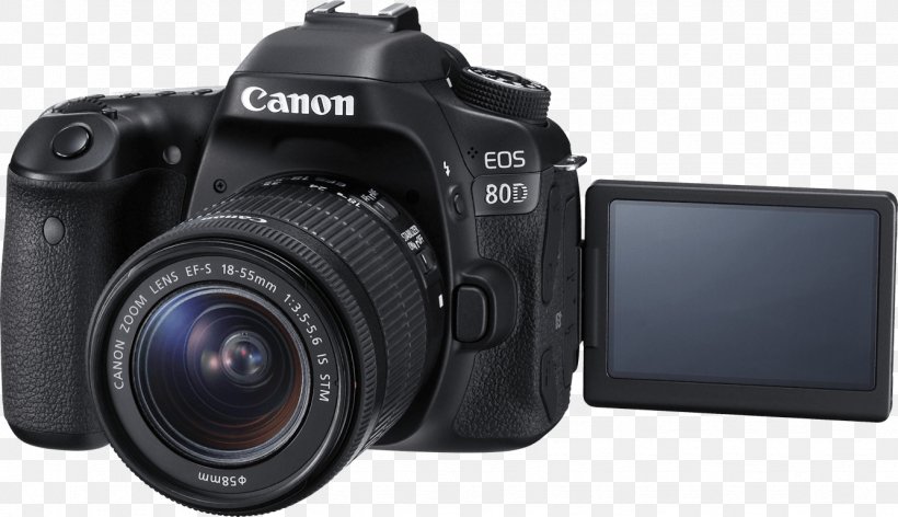 Canon EOS 80D Canon EOS 1300D Canon EF-S 18–135mm Lens Digital SLR Camera, PNG, 1334x768px, Canon Eos 80d, Camera, Camera Accessory, Camera Lens, Cameras Optics Download Free