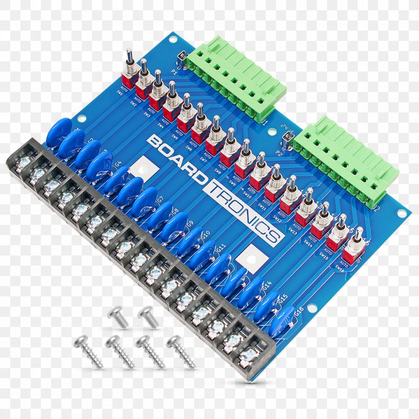 Microcontroller Electronics Transistor Electronic Engineering Electrical Network, PNG, 1000x1000px, Microcontroller, Capacitor, Circuit Component, Circuit Prototyping, Computer Download Free