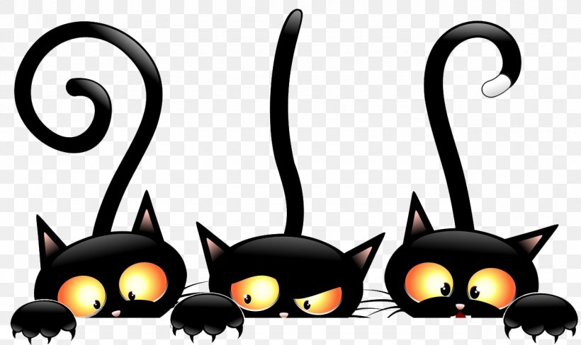 Black Cat Halloween Clip Art, PNG, 1280x762px, Cat, Black Cat, Carnivoran, Cat Like Mammal, Clip Art Download Free