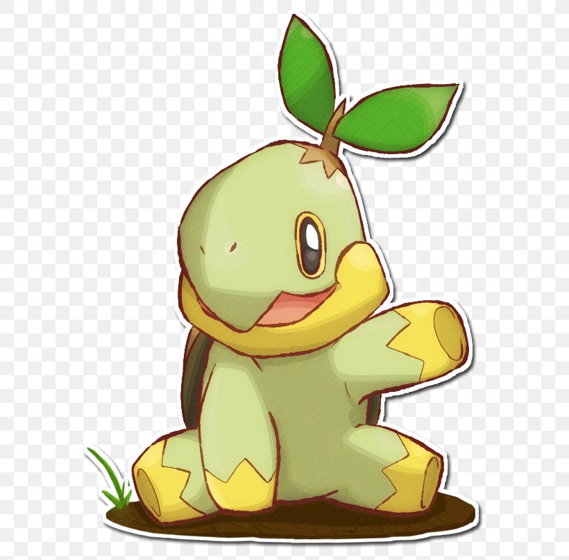 Turtwig Pikachu Pokémon Torterra Chimchar, PNG, 620x806px, Turtwig, Amphibian, Art, Beak, Bird Download Free