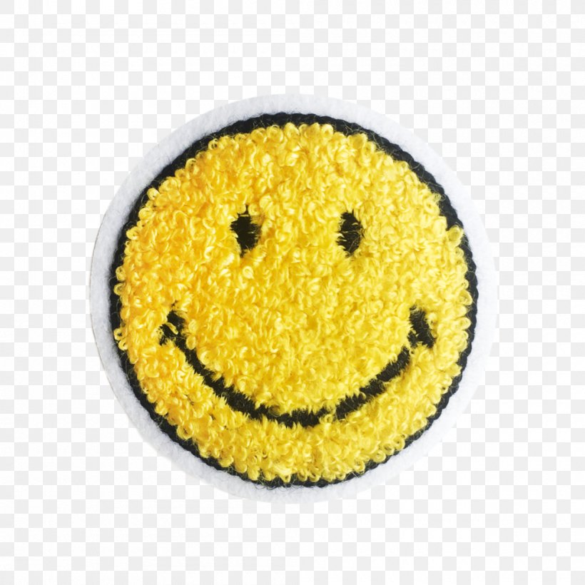 Smiley Patch, PNG, 1000x1000px, Smiley, Chenille Fabric, Com, Emoji, Emoticon Download Free