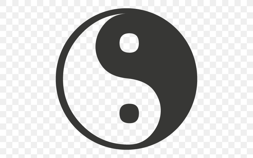 Yin And Yang Clip Art, PNG, 512x512px, Yin And Yang, Black And White, Drawing, Religion, Religious Symbol Download Free