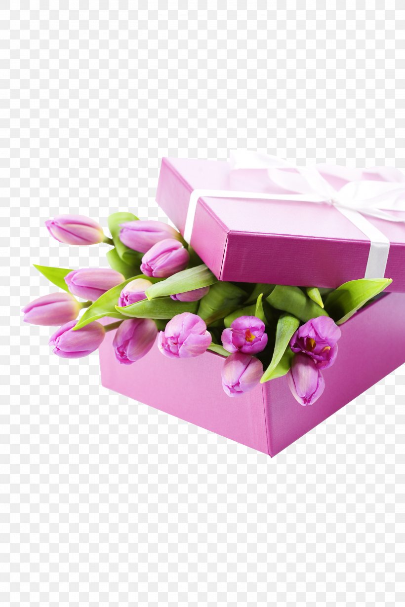 Tulip Gift Flower Bouquet Box, PNG, 2912x4368px, Tulip, Blue, Box, Cut Flowers, Decorative Box Download Free