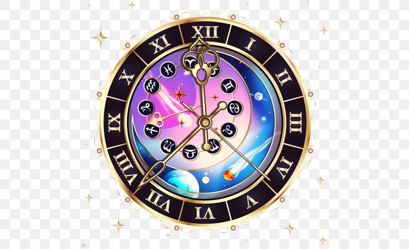 Astronomical Clock Illustration, PNG, 500x500px, Astronomical Clock, Alarm Clock, Astrological Sign, Clock, Home Accessories Download Free