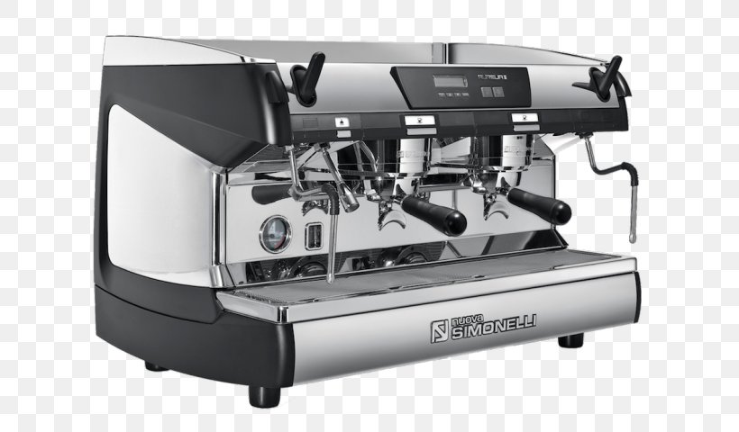Espresso Machines Coffeemaker Nuova Simonelli Aurelia II T3 2-Group, PNG, 640x480px, Espresso, Cafe, Coffee, Coffeemaker, Elektra Download Free