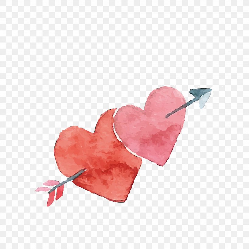 Heart Valentines Day Watercolor Painting, PNG, 4214x4214px, Heart, Love, Petal, Pink, Red Download Free