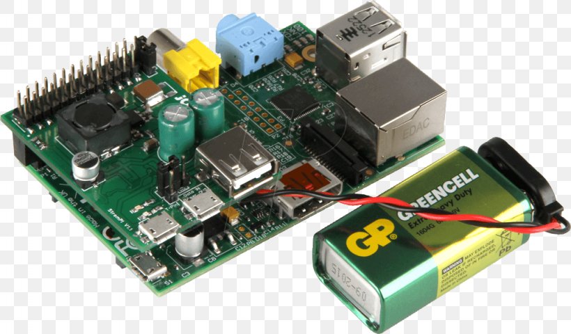 Microcontroller Raspberry Pi Electronics Power Converters Printed Circuit Board, PNG, 1024x600px, Microcontroller, Capacitor, Circuit Component, Computer Component, Electric Current Download Free