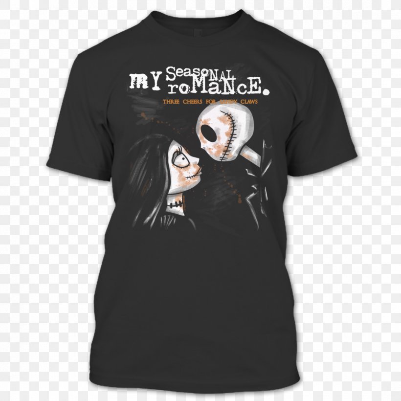 T-shirt My Chemical Romance Jack Skellington Clothing, PNG, 1080x1080px, Tshirt, Album, Album Cover, Beauty And The Beast, Black Download Free