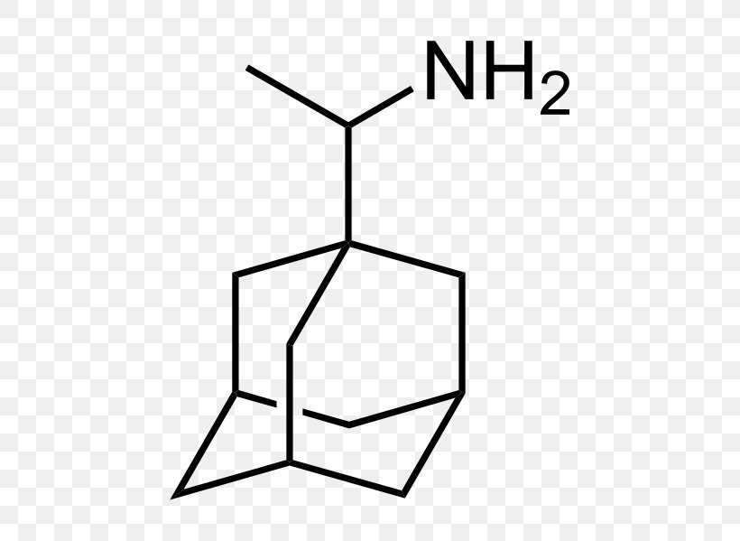 Adamantane NMDA Receptor Impurity Amantadine Methyl Group, PNG, 533x599px, Adamantane, Amantadine, Area, Artwork, Black Download Free