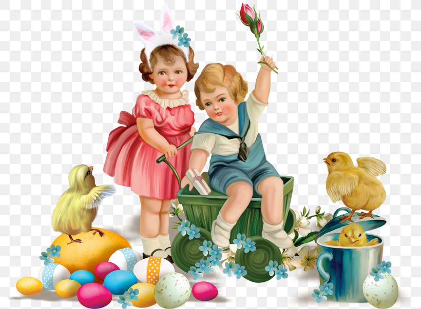 Easter Postcard, PNG, 800x603px, Easter, Baby Toys, Child, Christmas, Doll Download Free
