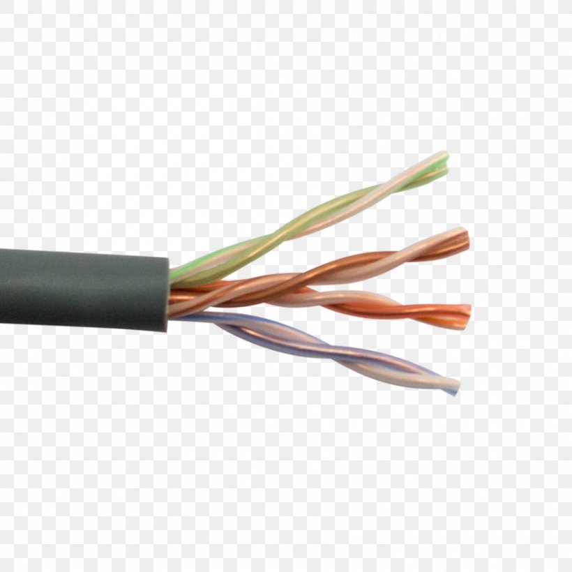 Electrical Cable Category 5 Cable Electrical Wires & Cable Twisted Pair Structured Cabling, PNG, 900x900px, Electrical Cable, American Wire Gauge, Cable, Category 5 Cable, Crimp Download Free