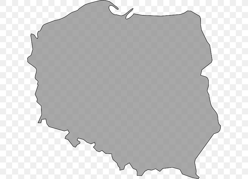 Flag Of Poland Map, PNG, 640x595px, Poland, Black, Black And White, Blank Map, Border Download Free