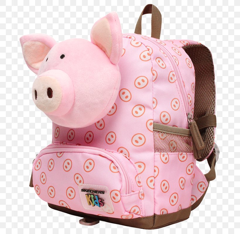 Stuffed Animals & Cuddly Toys Pig Plush Product Pink M, PNG, 800x800px, Stuffed Animals Cuddly Toys, Bag, Pig, Pig Like Mammal, Pink Download Free