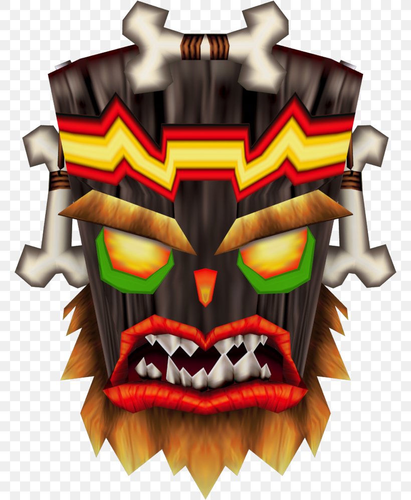 Crash Twinsanity Uka Uka Crash Nitro Kart Video Game Aku Aku, PNG, 763x997px, Crash Twinsanity, Aku Aku, Character, Charles Zembillas, Crash Bandicoot Download Free