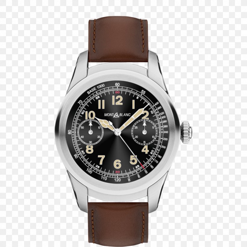 Montblanc Smartwatch Leather Strap, PNG, 1024x1024px, Montblanc, Brand, Brent L Miller Jewelers Goldsmiths, Business, Calfskin Download Free