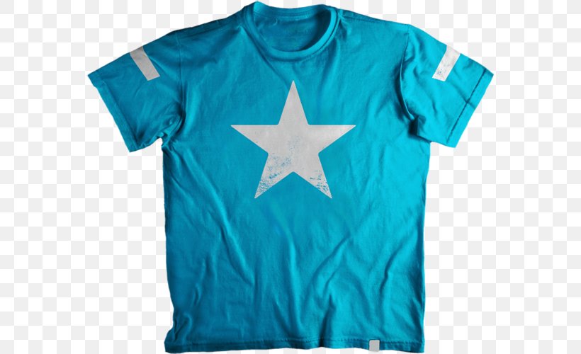 T-shirt Blackstar Musician Cutsew, PNG, 576x500px, Tshirt, Active Shirt, Aqua, Art, Azure Download Free