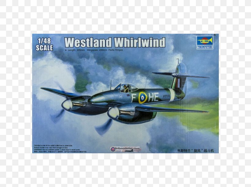 Westland Whirlwind Airplane Trumpeter 1:48 Scale Westland Aircraft, PNG, 610x610px, 135 Scale, 1700 Scale, Westland Whirlwind, Air Force, Aircraft Download Free