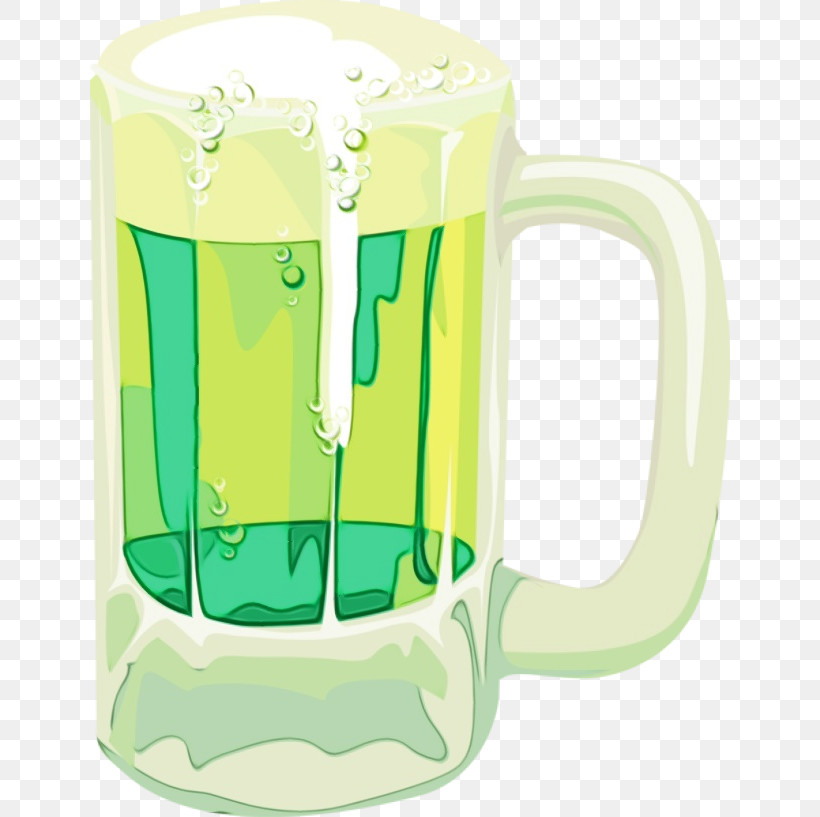 Green Mug Drinkware Tableware Pitcher, PNG, 640x817px, Watercolor, Cup, Drink, Drinkware, Green Download Free