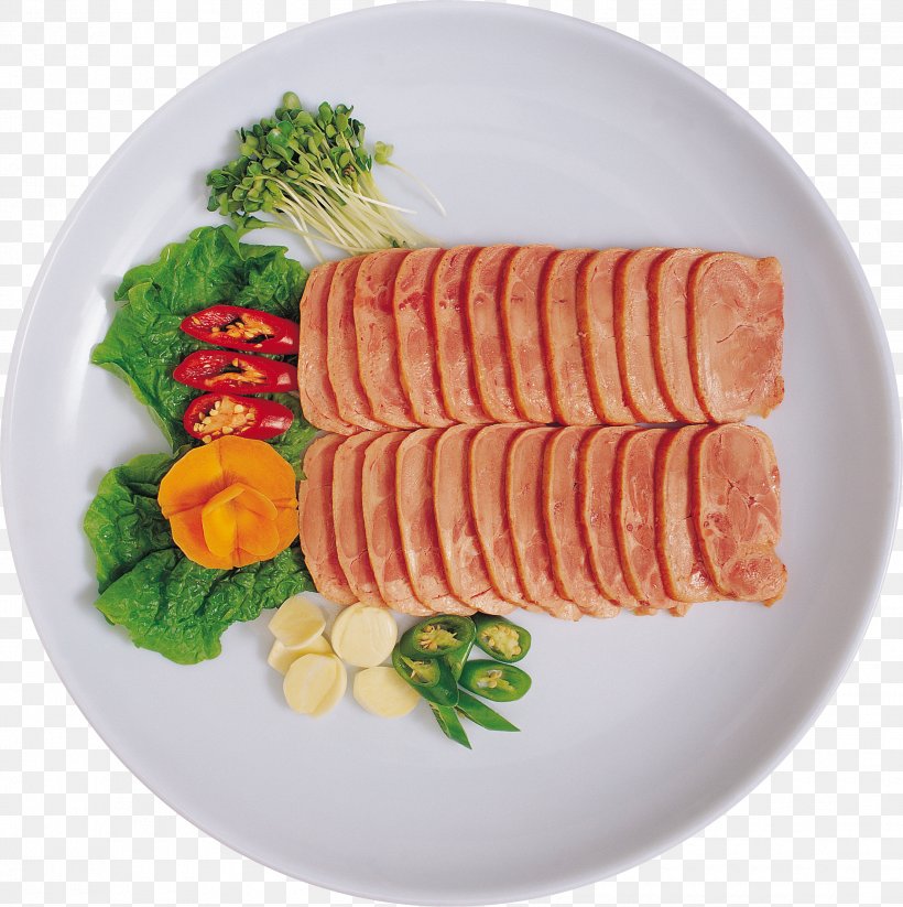 Sausage Ham Meat Food, PNG, 2215x2224px, Sausage, Carpaccio, Cuisine, Dish, Dishware Download Free