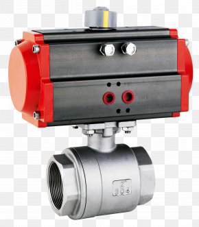 Pneumatic Actuator Ball Valve SiÅ‚ownik Pneumatics PNG