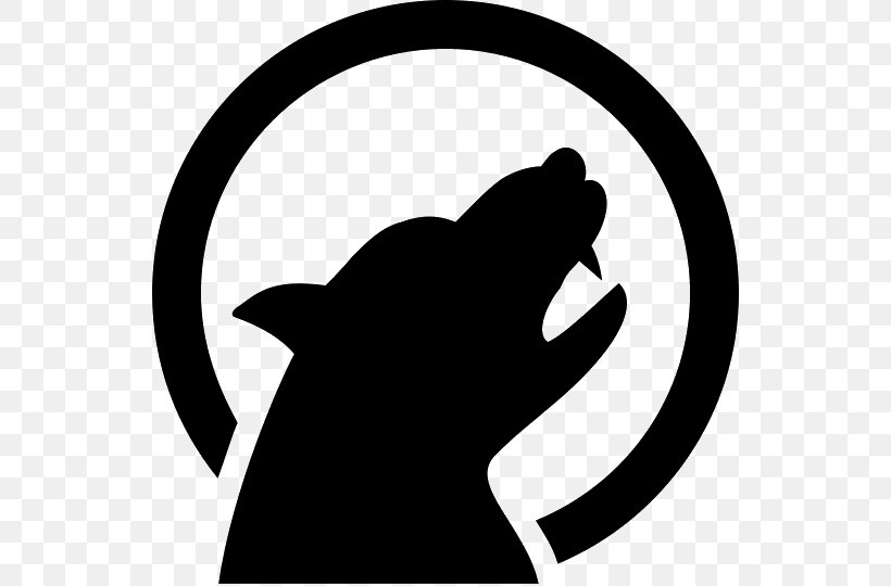Werewolf Symbol Gray Wolf, PNG, 540x540px, Werewolf, Artwork, Black, Black And White, Gray Wolf Download Free