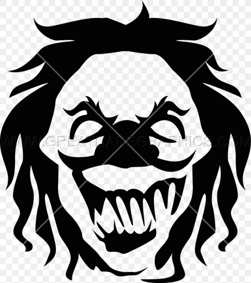 Black And White Visual Arts Evil Clown Clip Art, PNG, 825x929px, Black And White, Art, Clown, Evil Clown, Fictional Character Download Free