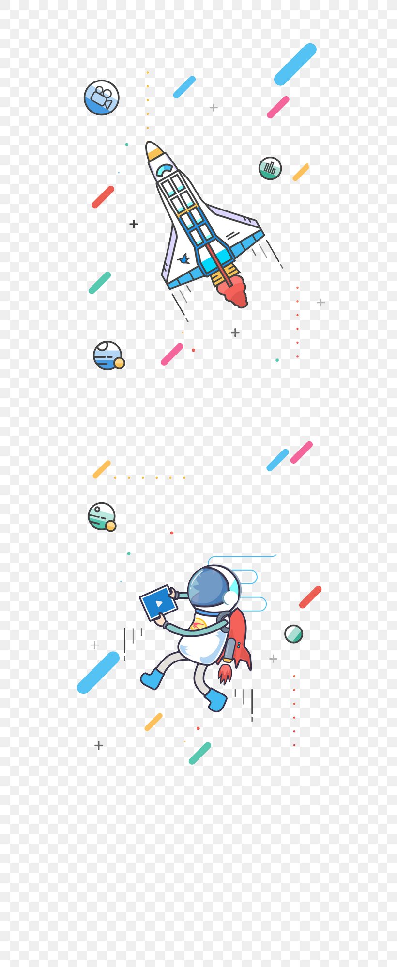 Cartoon Rocket Illustration, PNG, 658x1994px, Cartoon, Animation, Area, Astronaut, Designer Download Free
