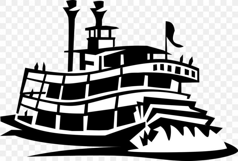 Clip Art Riverboat Steamboat Paddle Steamer, PNG, 1032x700px, Riverboat, Artwork, Black And White, Boat, Brand Download Free