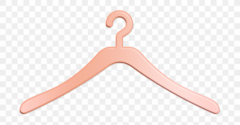 Stylish Icons Icon Tools And Utensils Icon Hanger Icon, PNG, 1228x644px, Stylish Icons Icon, Clothes Hanger, Clothes Hanger Icon, Hanger Icon, Peach Download Free
