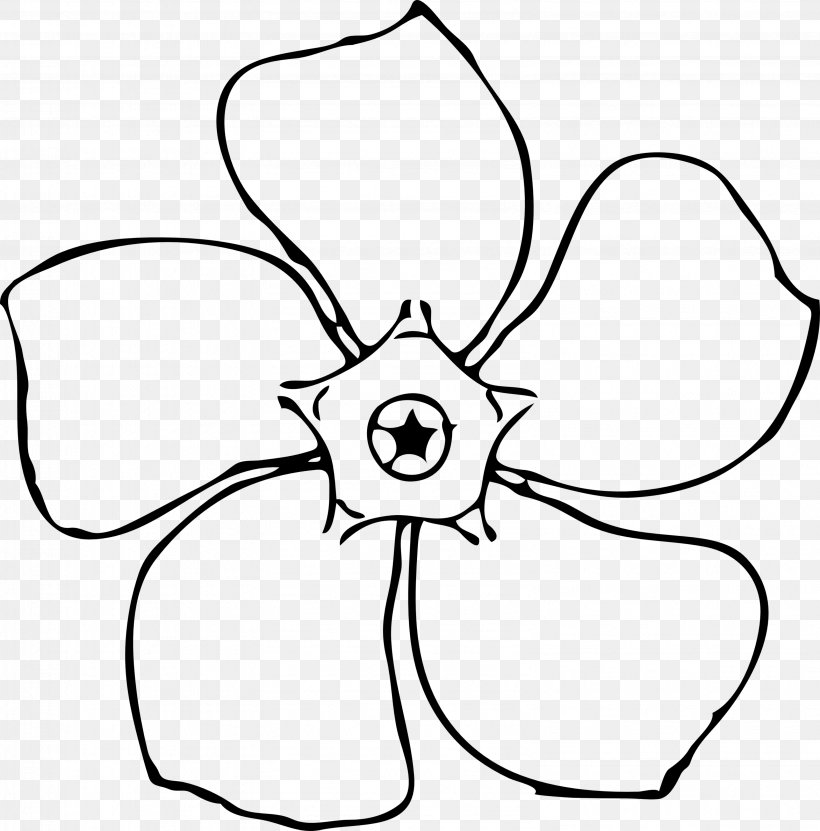 Flower Black And White Drawing Clip Art, PNG, 3166x3211px, Watercolor, Cartoon, Flower, Frame, Heart Download Free