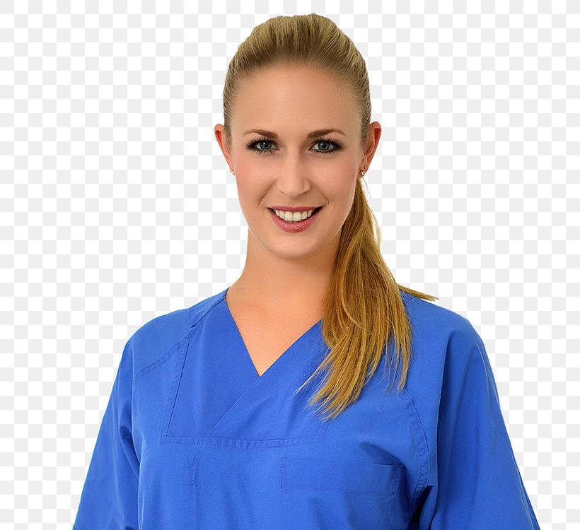 Professional Nurse Practitioner Sleeve Shoulder Stethoscope, PNG, 750x750px, Professional, Blue, Electric Blue, Long Hair, Medical Assistant Download Free