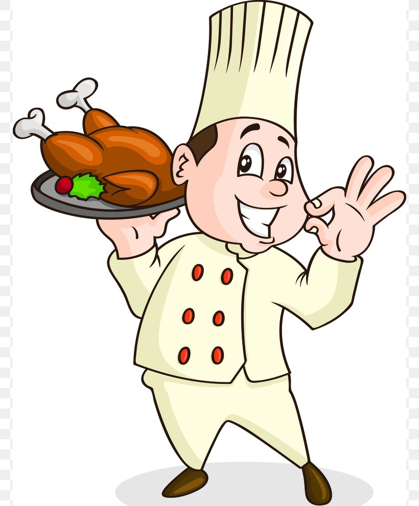 Roast Chicken Chef Cooking Clip Art, PNG, 770x991px, Roast Chicken, Artwork, Baking, Chef, Chicken Download Free