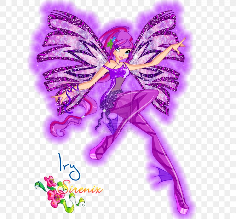 Bloom Sirenix Fairy Aisha Politea, PNG, 1600x1486px, Watercolor, Cartoon, Flower, Frame, Heart Download Free