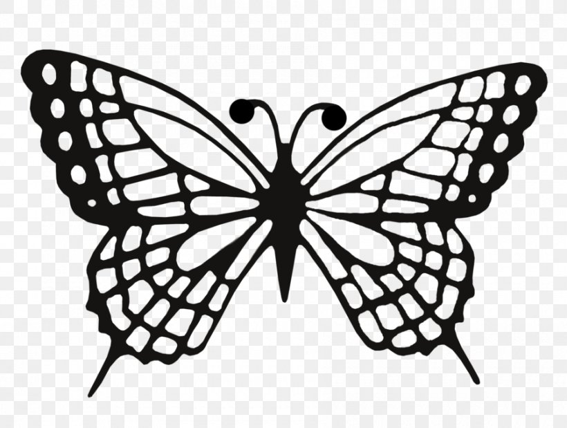 Die Cutting Design Paper Embossing, PNG, 900x680px, Die Cutting, Artwork, Black And White, Brush Footed Butterfly, Butterfly Download Free