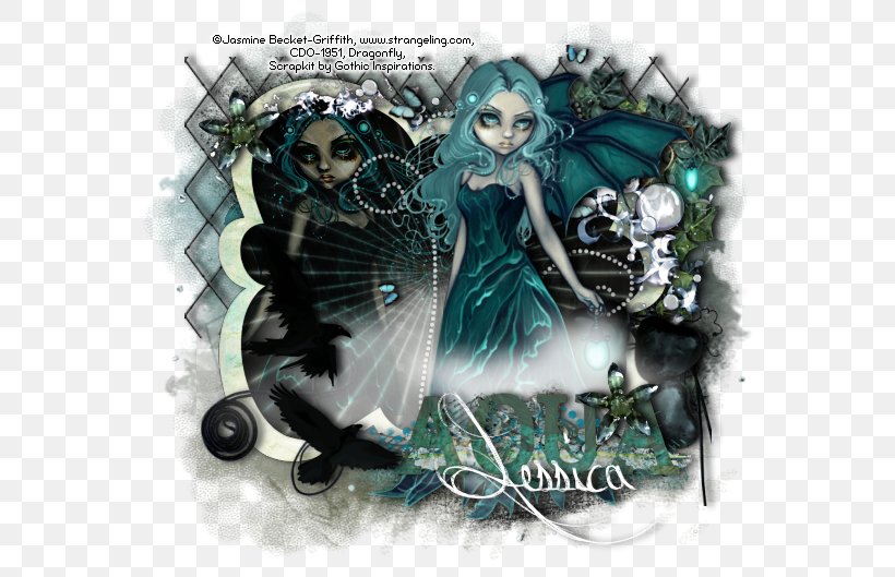 Portfolio One Fairy Teal Jasmine Becket-Griffith, PNG, 587x529px, Fairy, Jasmine Becketgriffith, Mythical Creature, Teal Download Free