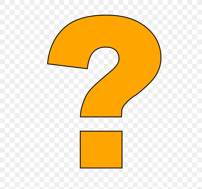Question Mark Wikimedia Commons Clip Art, PNG, 768x768px, Question Mark, Area, Free Content, Number, Orange Download Free