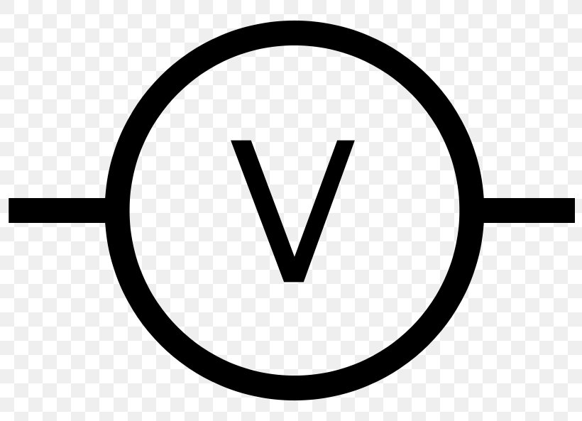 Ammeter Electronic Symbol Voltmeter Ampere Clip Art, PNG, 800x593px, Ammeter, Ampere, Area, Black And White, Brand Download Free
