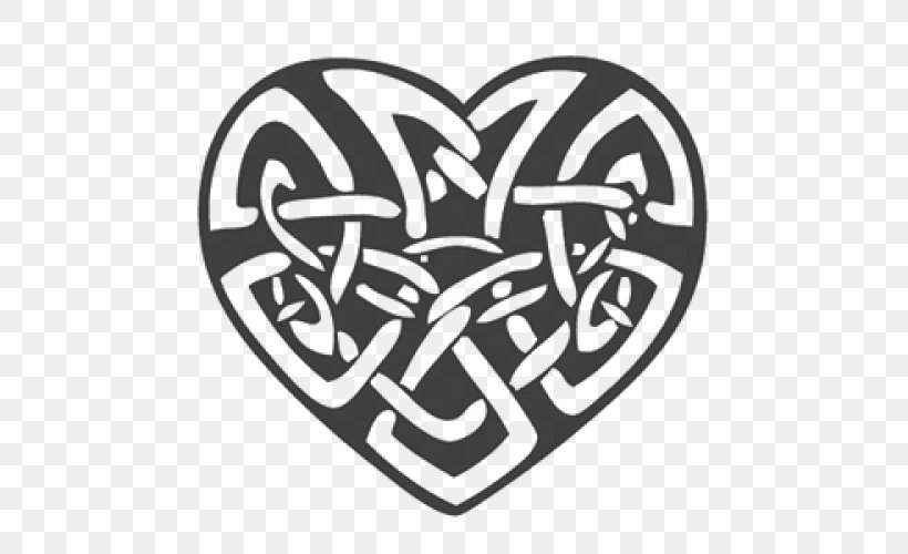 Celtic Knot Symbol Drawing Clip Art, PNG, 500x500px, Watercolor, Cartoon, Flower, Frame, Heart Download Free