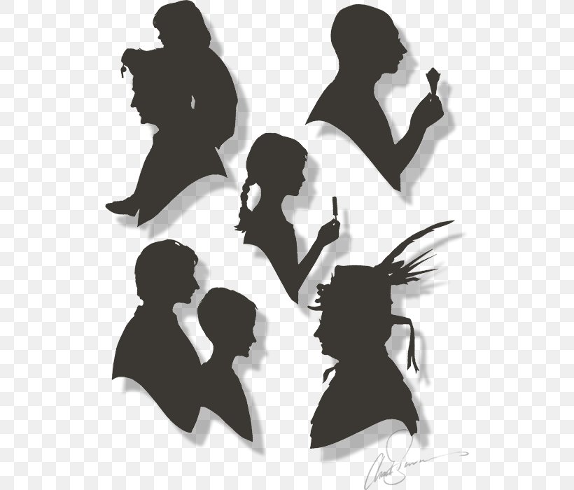 Silhouette Black And White Drawing Art, PNG, 520x700px, Silhouette, Animated Cartoon, Art, Artist, Black Download Free