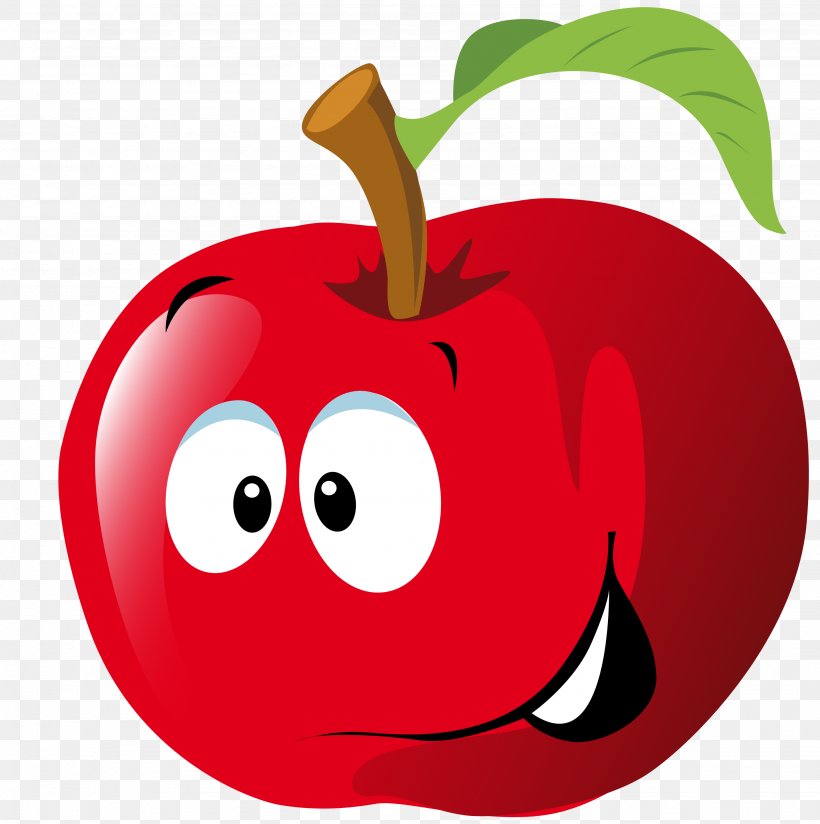 Cartoon Apple Clip Art, PNG, 2866x2882px, Cartoon, Apple, Art, Drawing, Food Download Free