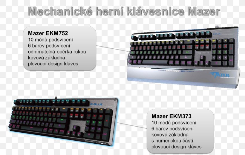 Computer Keyboard Gamer Computer Mouse E-Blue Auroza Gaming Mouse, Black/blue E-Blue Mazer Type-r 6D Wired Gaming Mouse, PNG, 800x519px, Computer Keyboard, Backlight, Computer, Computer Component, Computer Mouse Download Free